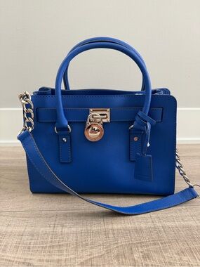 NEW Michael Kors Hamilton East-West Saffiano Leather Satchel